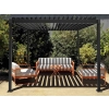 Pergola ogrodowa MIRADOR 80 Solid 3 x 2,4m Antracyt